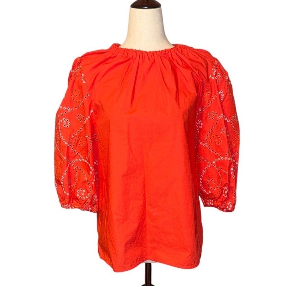 Emily Lovelock Lilly 3/4 Sleeve Pullover Blouse
